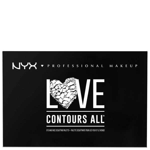 NYX 프로페셔널 메이크업 러브 컨투어 올 팔레트 (NYX PROFESSIONAL MAKEUP LOVE CONTOURS ALL PALETTE)