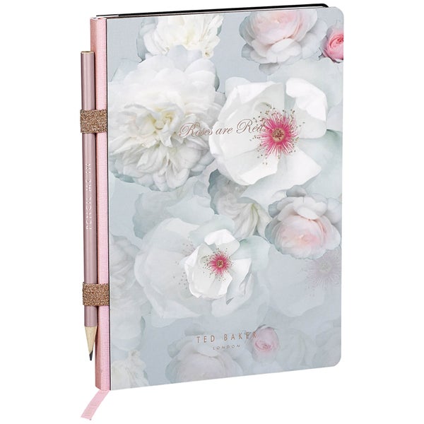 Ted Baker A5 Chelsea Border Notebook with Pencil