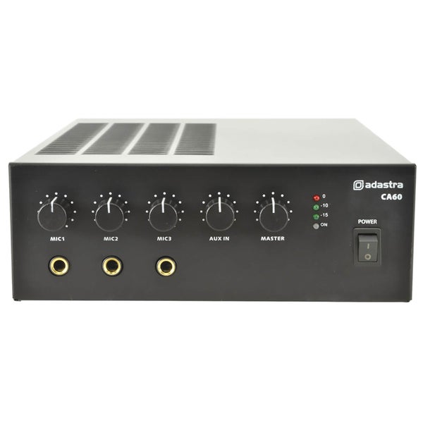 Adastra CA60 Compact 100V 60W Mixer Amplifier