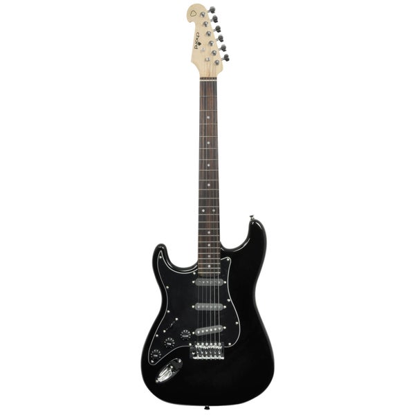 Chord CAL63/LH-BK Left Hand Electric Guitar - Black