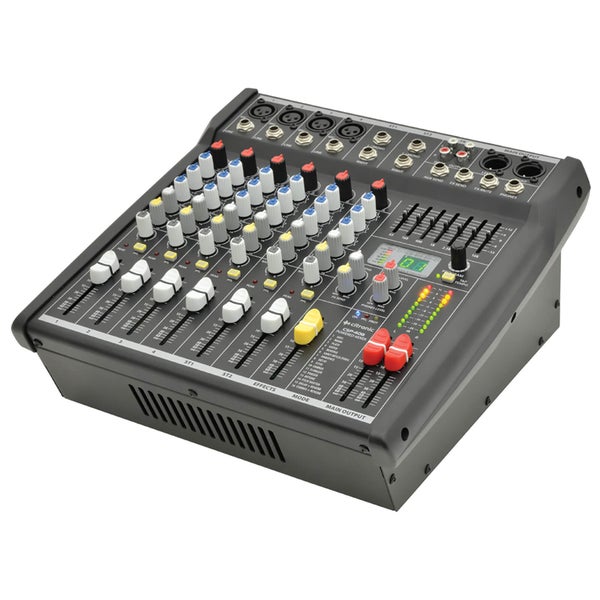 Citronic CSP408 Compact Powered Mixer with DSP (8 Channel) - Black