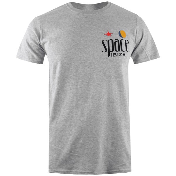 Space Ibiza Classic Logo Männer T-Shirt - Grau