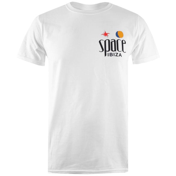 Space Ibiza Classic Logo Männer T-Shirt - Weiß