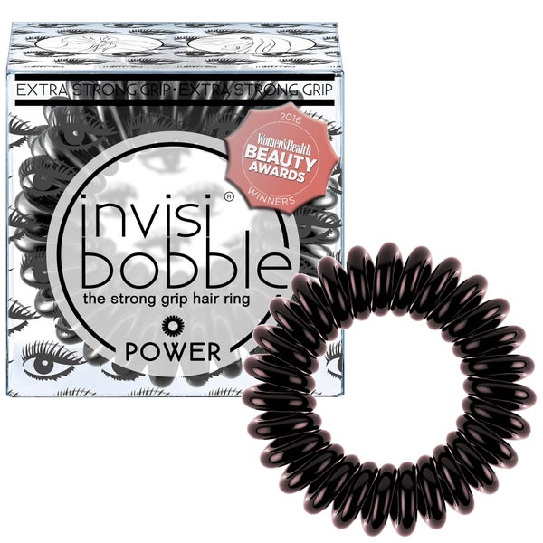 invisibobble Collection Beauty Power - Luscious Lashes (noir métallisé)