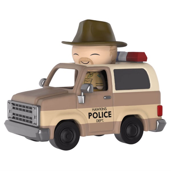 Stranger Things Hopper & Sheriff Deputy Truck Dorbz Ride Vinyl Figur