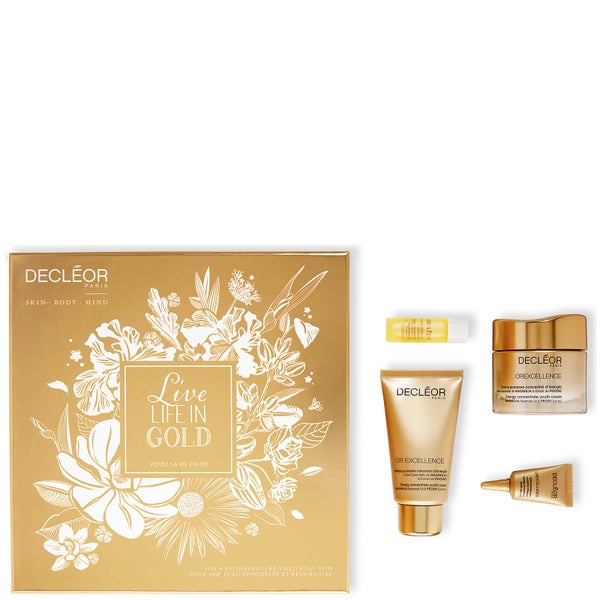DECLÉOR Live Life In Gold: Anti-Ageing Gift Set Worth (£180.00)