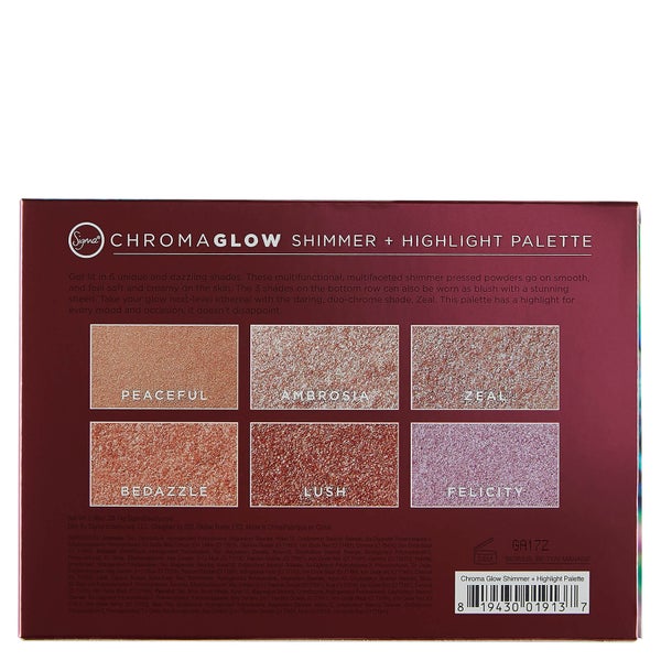 Sigma Chroma Glow Shimmer & Highlight Palette