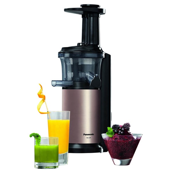 Panasonic MJ-L500NXC 150W Slow Juicer with Frozen Attachment - Gold
