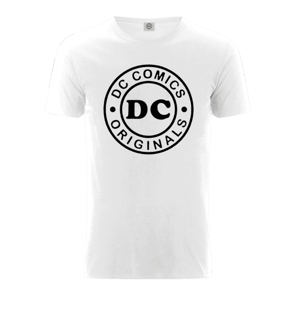 Camiseta DC Comics Originals Logo - Hombre - Blanco