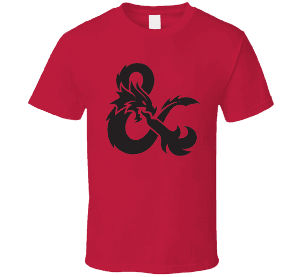 Dungeons & Dragons - Ampersand T-Shirt - Red