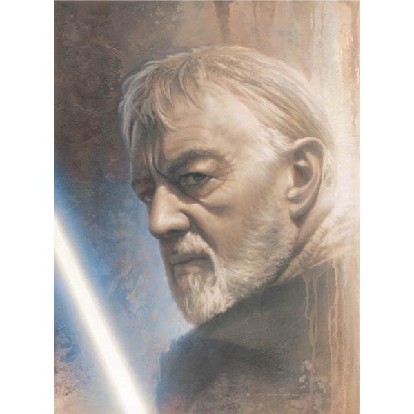 Affiche Star Wars Timeless Series: #1 - Obi-Wan par Jerry Vanderstelt - Exclusivité Zavvi (Encadrée)