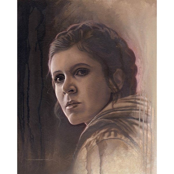 Star Wars Timeless Series: Print #2 - Leia by Acme Archive's Artist Jerry Vanderstelt - Zavvi Exclusive (Timed Sale)