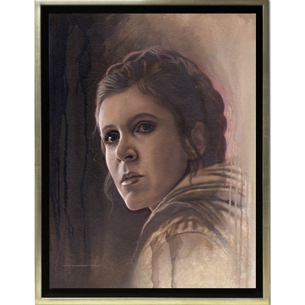 Lucasfilm Star Wars: A New Hope Timeless Print Series - Leia by Acme Archive’s Artist Jerry Vanderstelt (Framed)