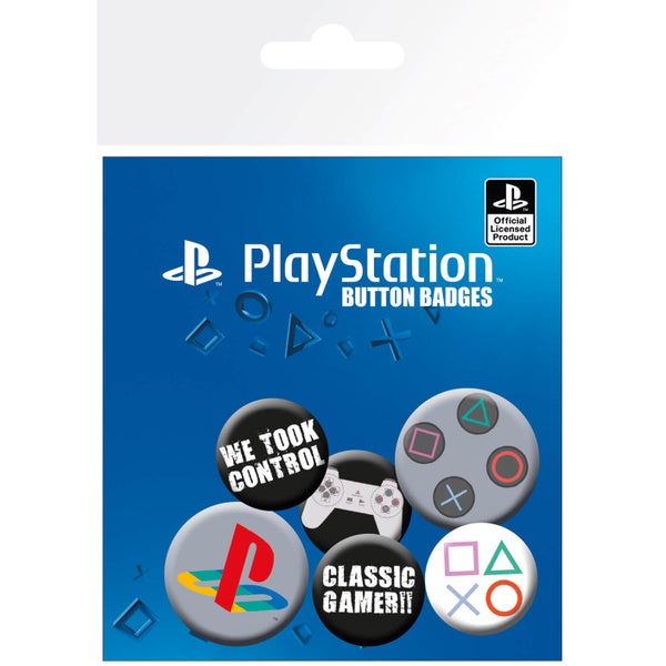 Sony PlayStation Classic Badge Pack
