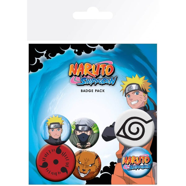 Naruto Shippuden Mix Badge Pack