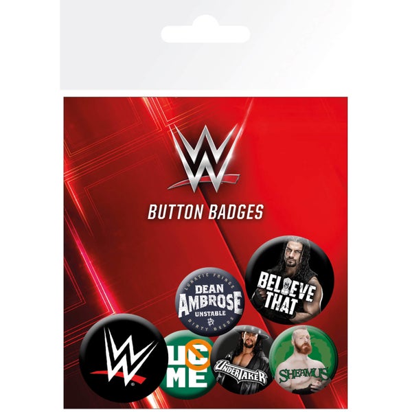 WWE Logos Badge Pack