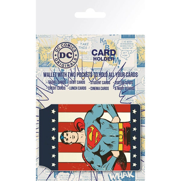 DC Comics Retro Superman Card Holder