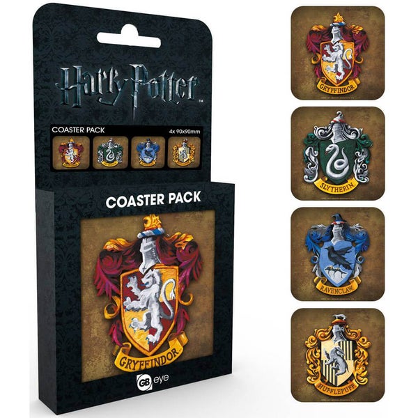 Harry Potter Crests Coaster Pack