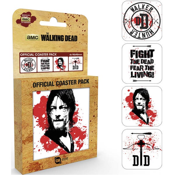 The Walking Dead Daryl Coaster Pack