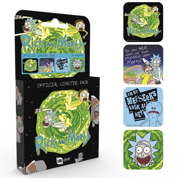 Rick and Morty Mix Coaster Pack