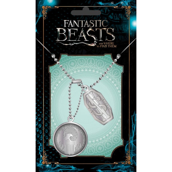 Fantastic Beasts and Where To Find Them Newt Dog Tag Pendant