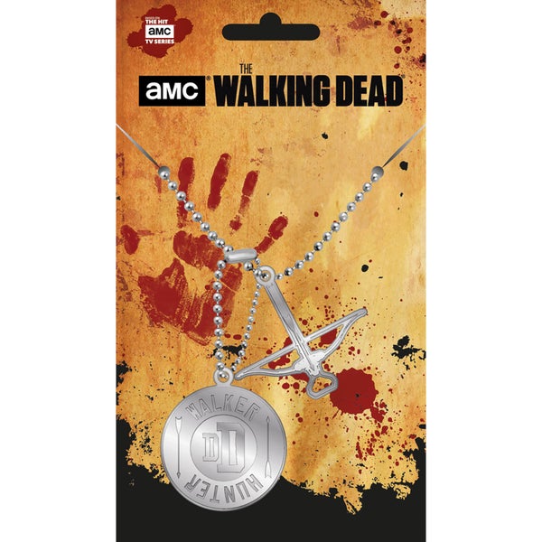 The Walking Dead Walker Hunter Dog Tag Pendant