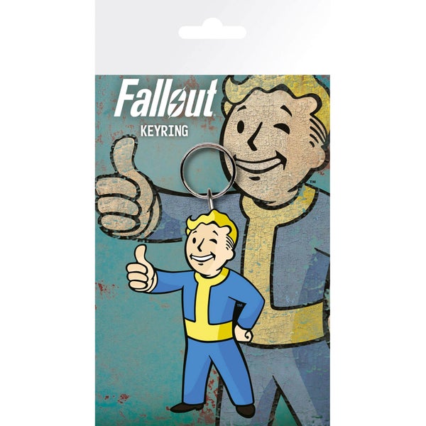 Fallout 4 Vault Boy Thumbs Up Keyring