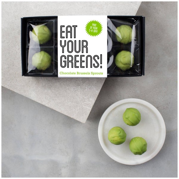 Eat Your Greens Box of Chocolate Brussels Sprouts