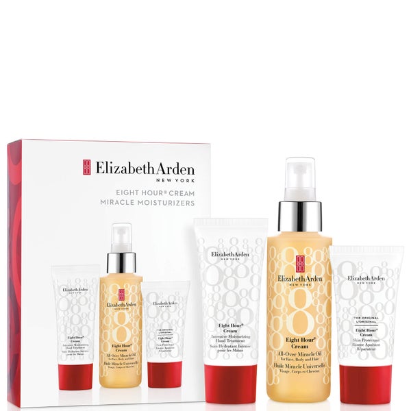 Elizabeth Arden Eight Hour Cream All Over Miracle Oil Set (Worth £48.00)