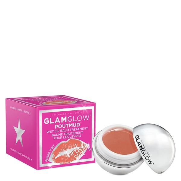 GLAMGLOW Poutmud Wet Lip Balm Treatment Mini -huulivoide, Birthday Suit