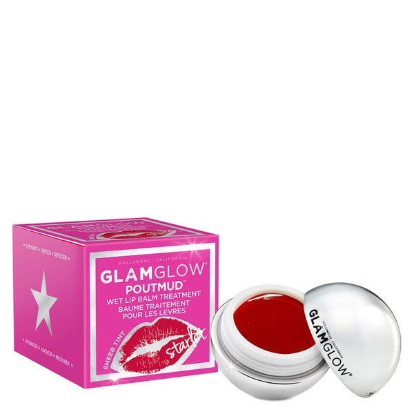 GLAMGLOW Poutmud Wet Lip Balm Treatment Mini -huulivoide, Starlet