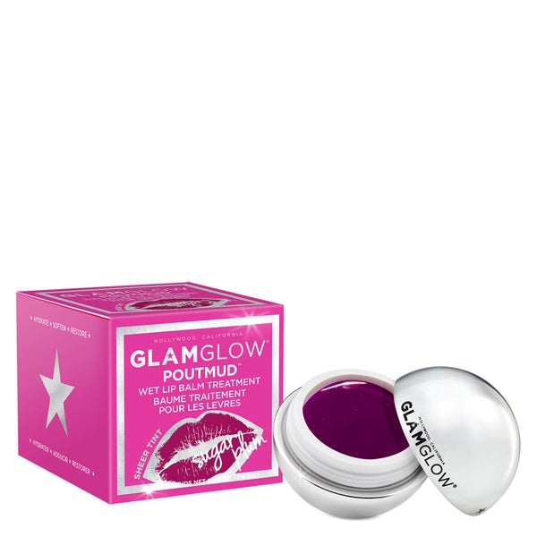 GLAMGLOW Poutmud Wet Lip Balm Treatment Mini – Sugar Plum