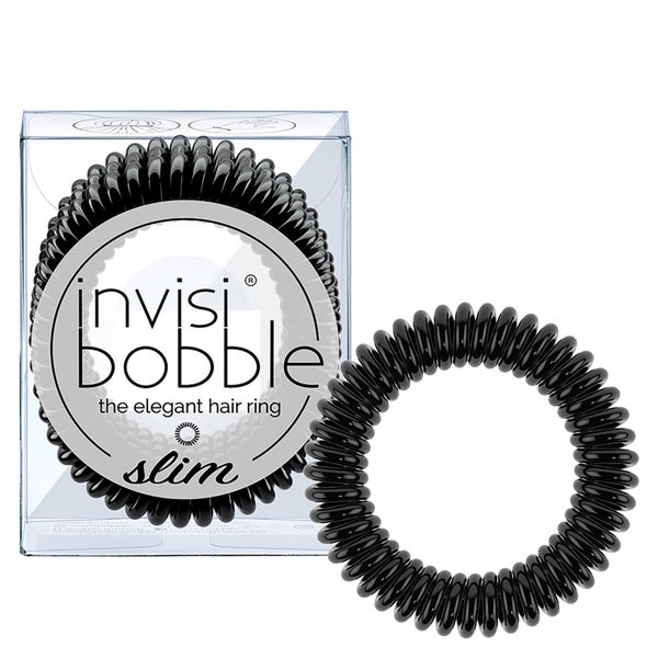 invisibobble Slim Hair Tie – True Black