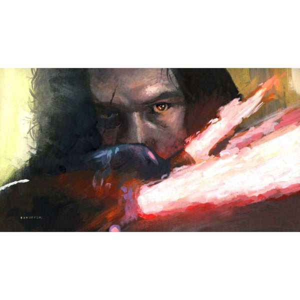 Sérigraphie Star Wars Les Derniers Jedi - Allégeance au Côté Obscur par Bryan Croquette - 48 cm x 33 cm