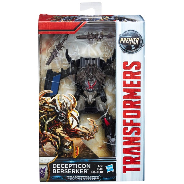 Transformers The Last Knight: Premier Edition Deception Beserker Action Figure