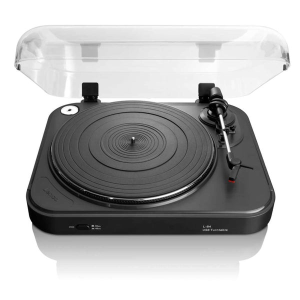 Lenco L-84 Turntable with USB Connection - Black