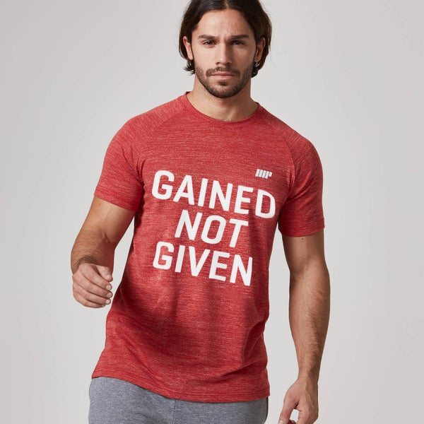 Myprotein Gained Not Given T-Shirt - Red