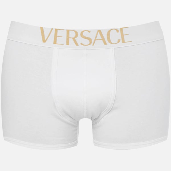 Versus Versace Men's Low Rise Trunks - Bianco Versace Oro