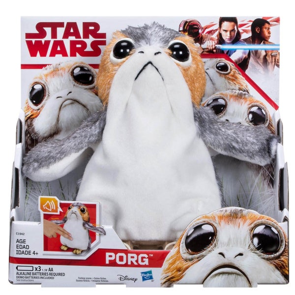 Peluche Porg Électronique - Star Wars : Les Derniers Jedi