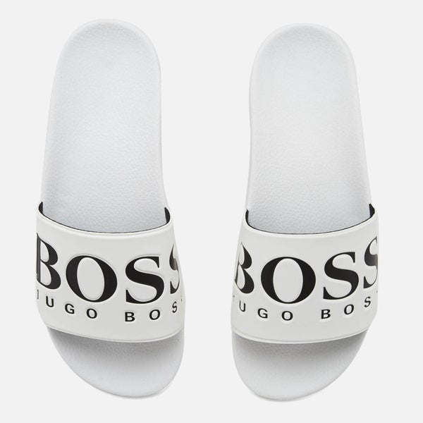 BOSS Men's Solar Slide Sandals - White