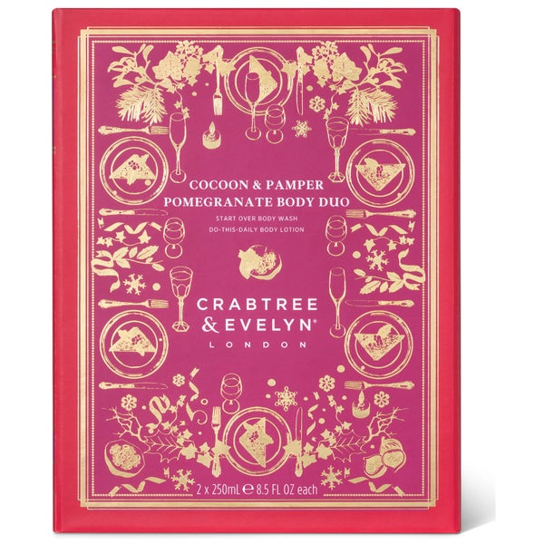 Crabtree & Evelyn Cocoon & Pamper Pomegranate Body Duo
