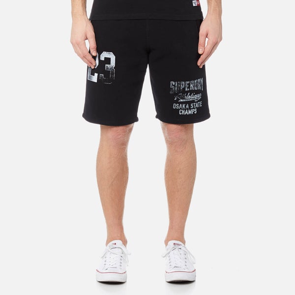 Superdry Men's Trackster Vintage Sweat Shorts - Black