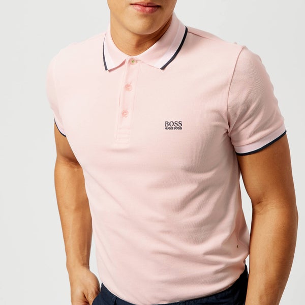 BOSS Green Men's Paddy Polo Shirt - Pink