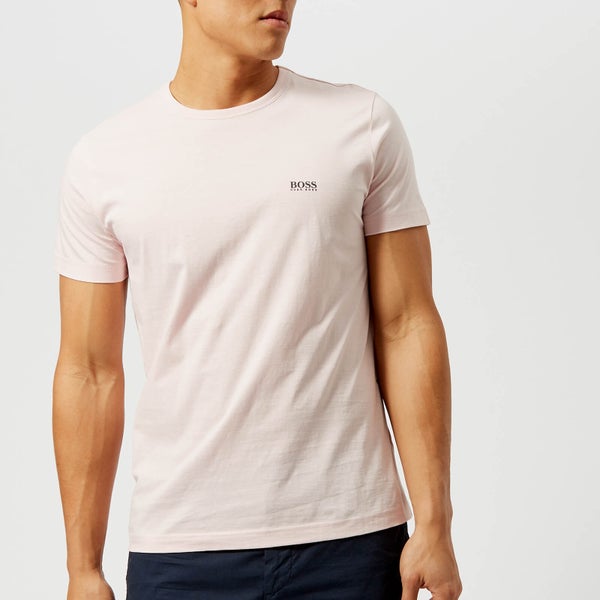 BOSS Green Men's Tee Small Logo T-Shirt - Pink