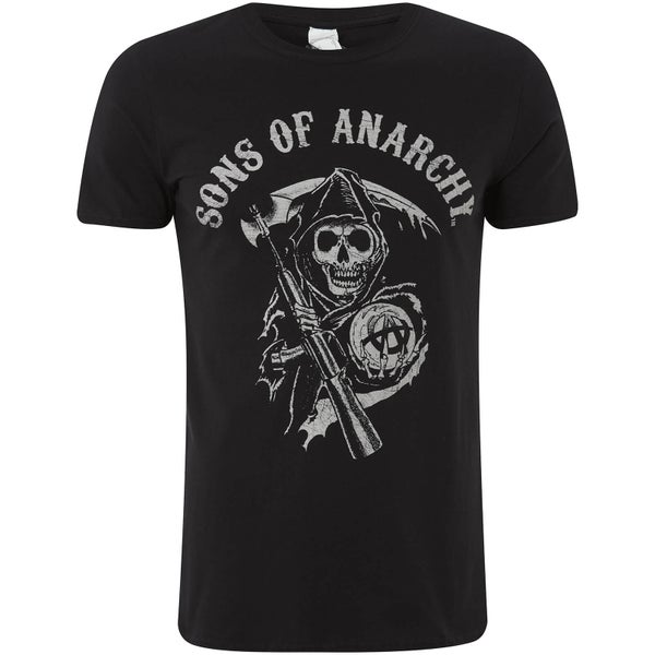 T-Shirt Homme Logo Sons of Anarchy - Gris