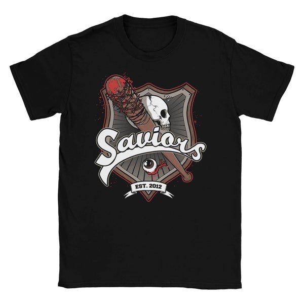 T-Shirt Homme Saviors - Noir