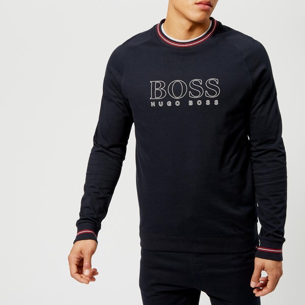BOSS Men's Logo Sweatshirt - Navy