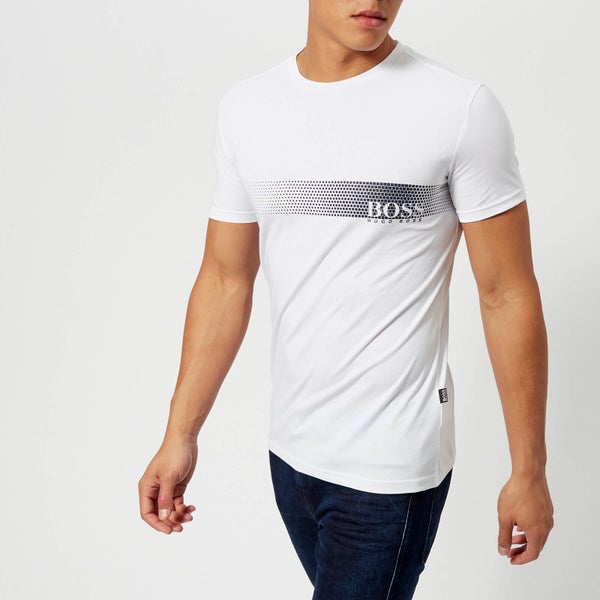 BOSS Hugo Boss Men's Printed Crew Neck T-Shirt - White