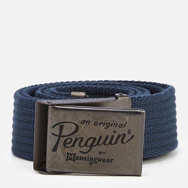 Original Penguin Men's Web Belt - Navy
