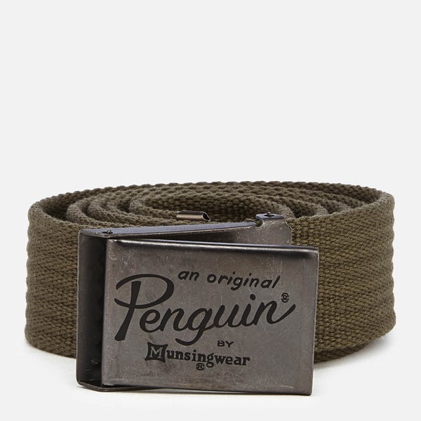 Original Penguin Men's Web Belt - Khaki